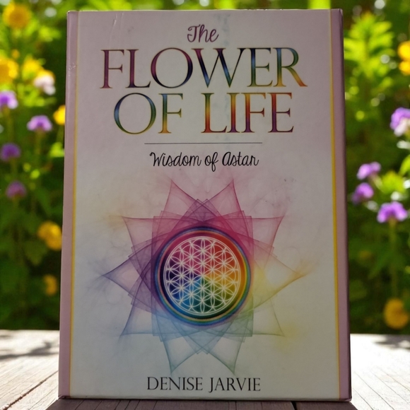 The Flower of Life Oracle Deck: Wisdom of Astar by Denise Jarvie Cards With Book - Picture 1 of 6